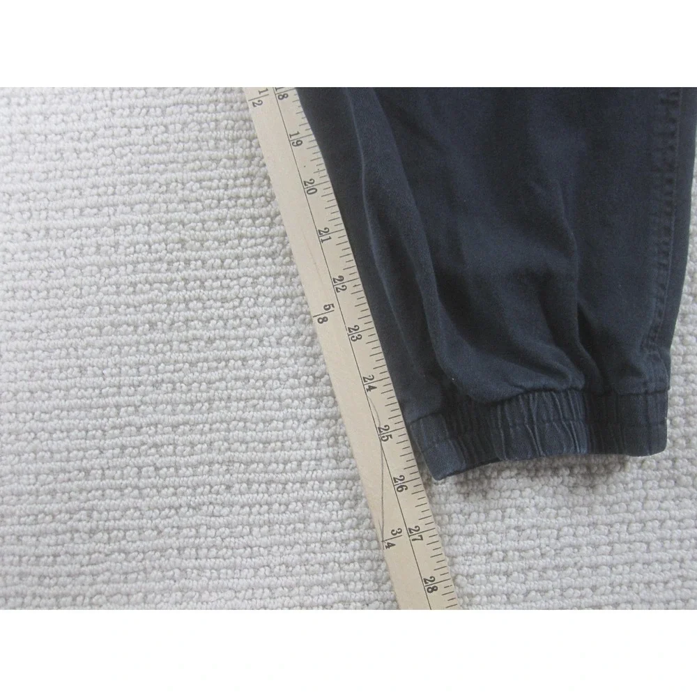GAP Pants Mens 2XL Navy Jogger Elastic Waist Cuffed Cotton Lyocell Zip Fly Chino